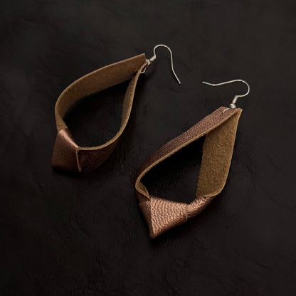 Coloured Leather Earrings