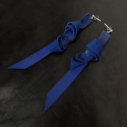 Coloured Leather Earrings