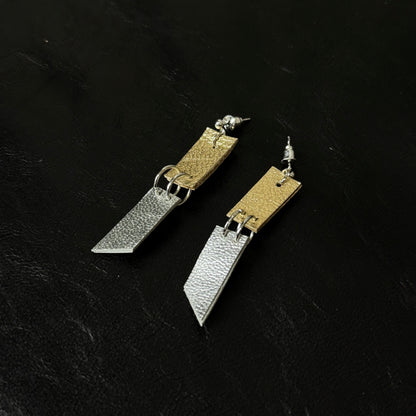 Coloured Leather Earrings