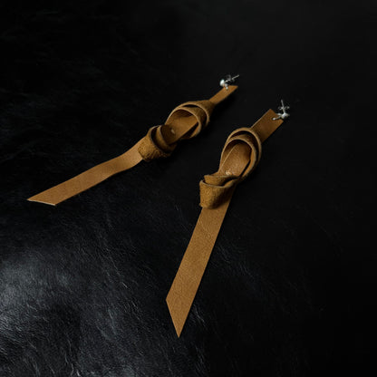 Coloured Leather Earrings