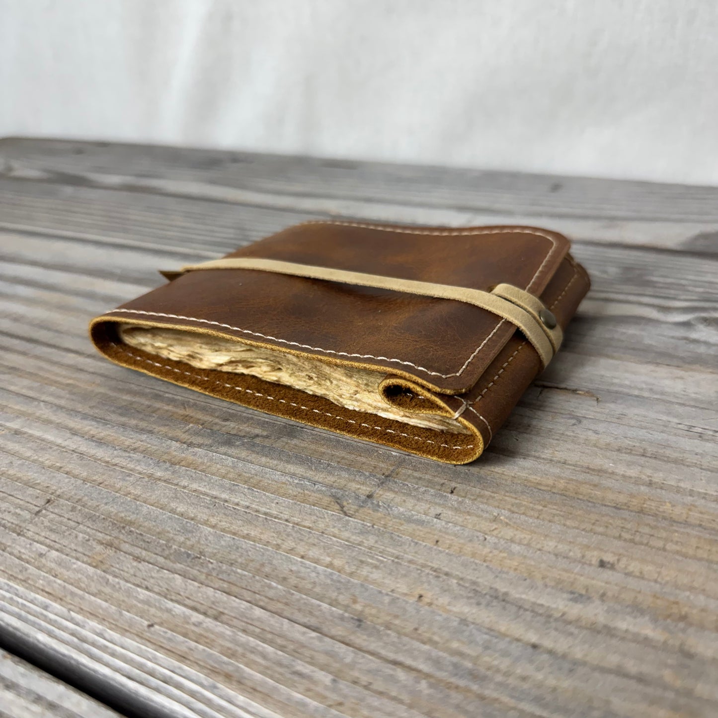 Handmade A6 Paper Bound Notebooks