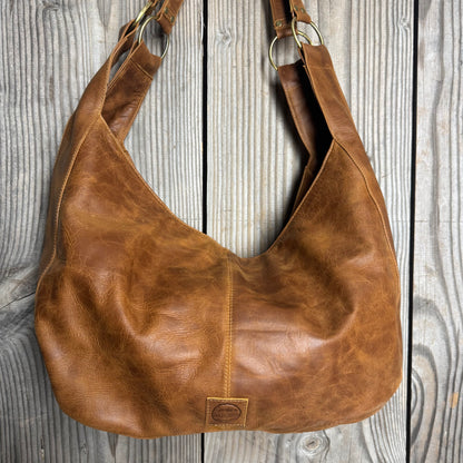 Large Leather Slouch / Overnighter