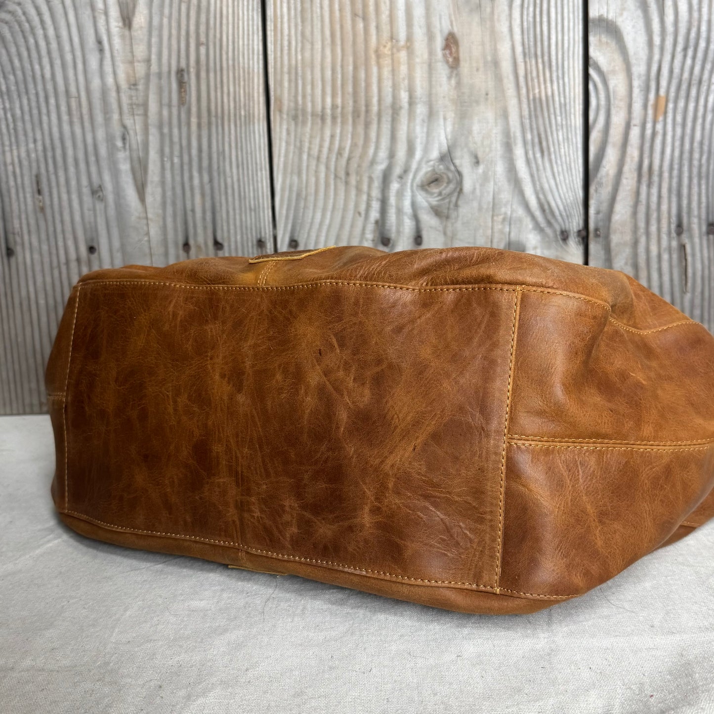 Large Leather Slouch / Overnighter