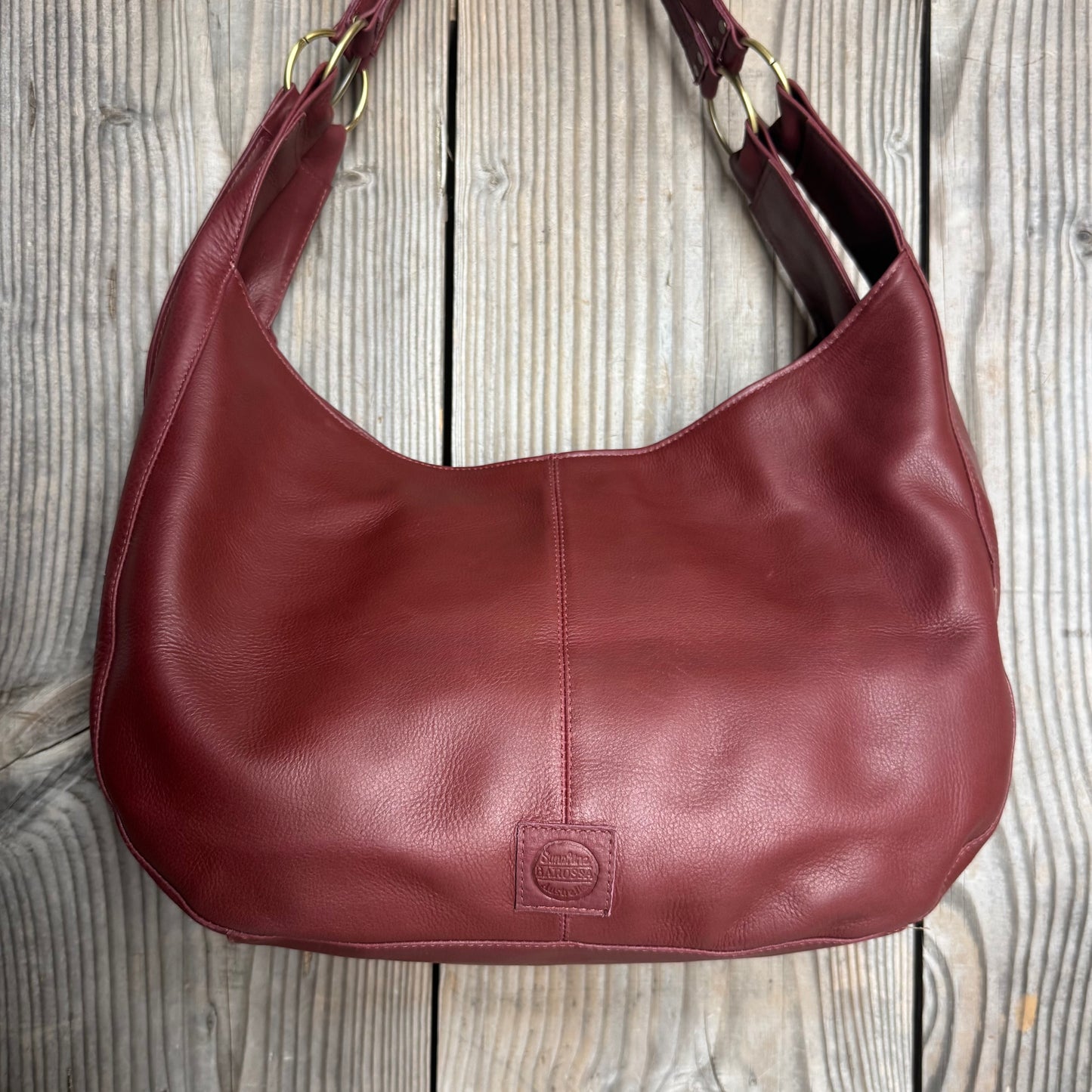 Large Leather Slouch / Overnighter