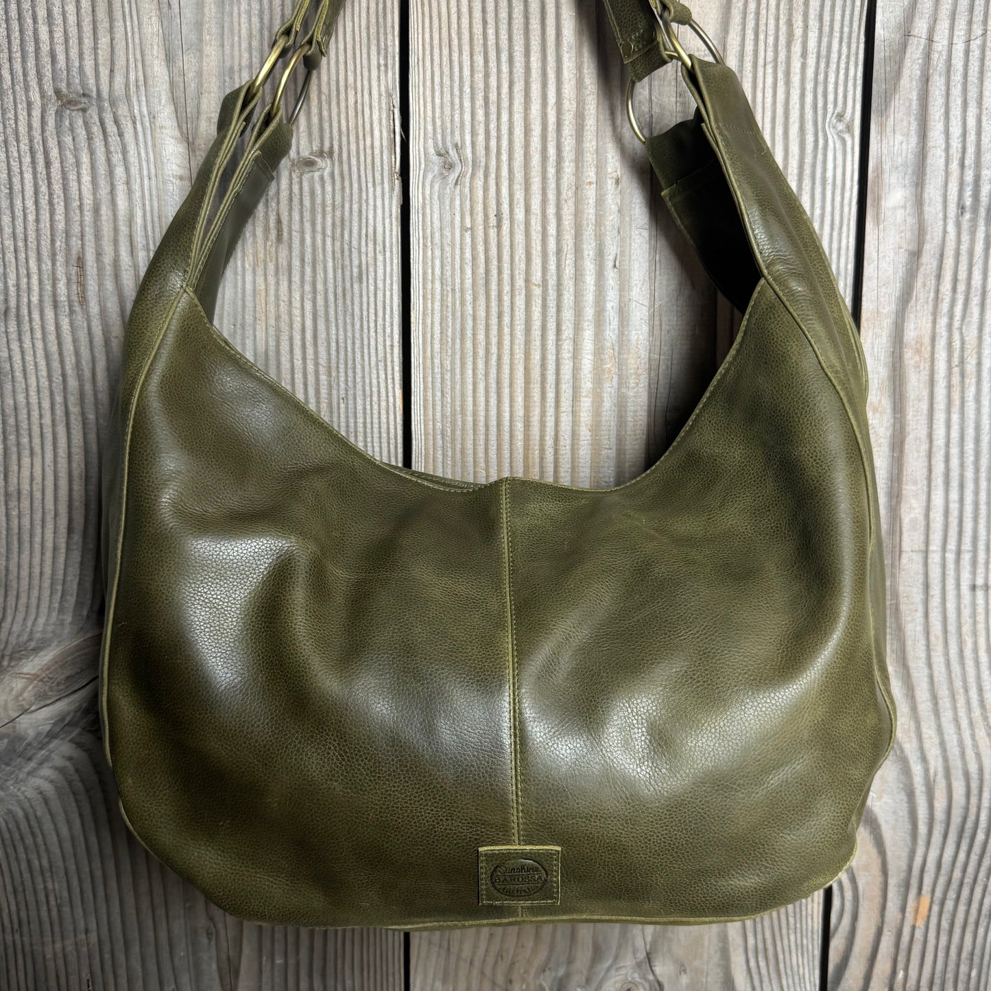Large Leather Slouch / Overnighter