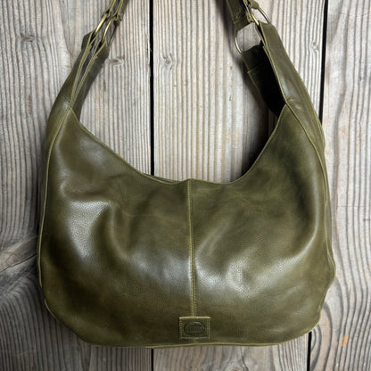 Large Leather Slouch / Overnighter