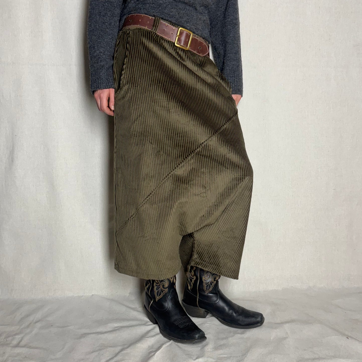 Corduroy Japanese / Bohemian Linen Pants