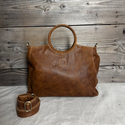 A Large Ring Handle Bag