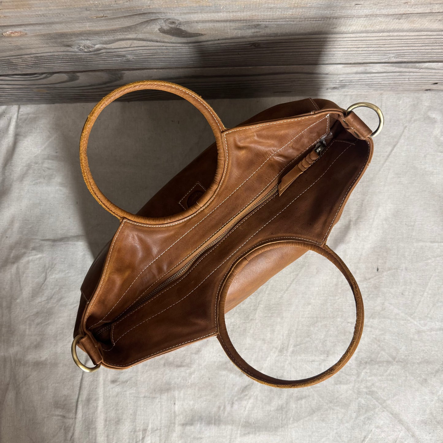 A Large Ring Handle Bag