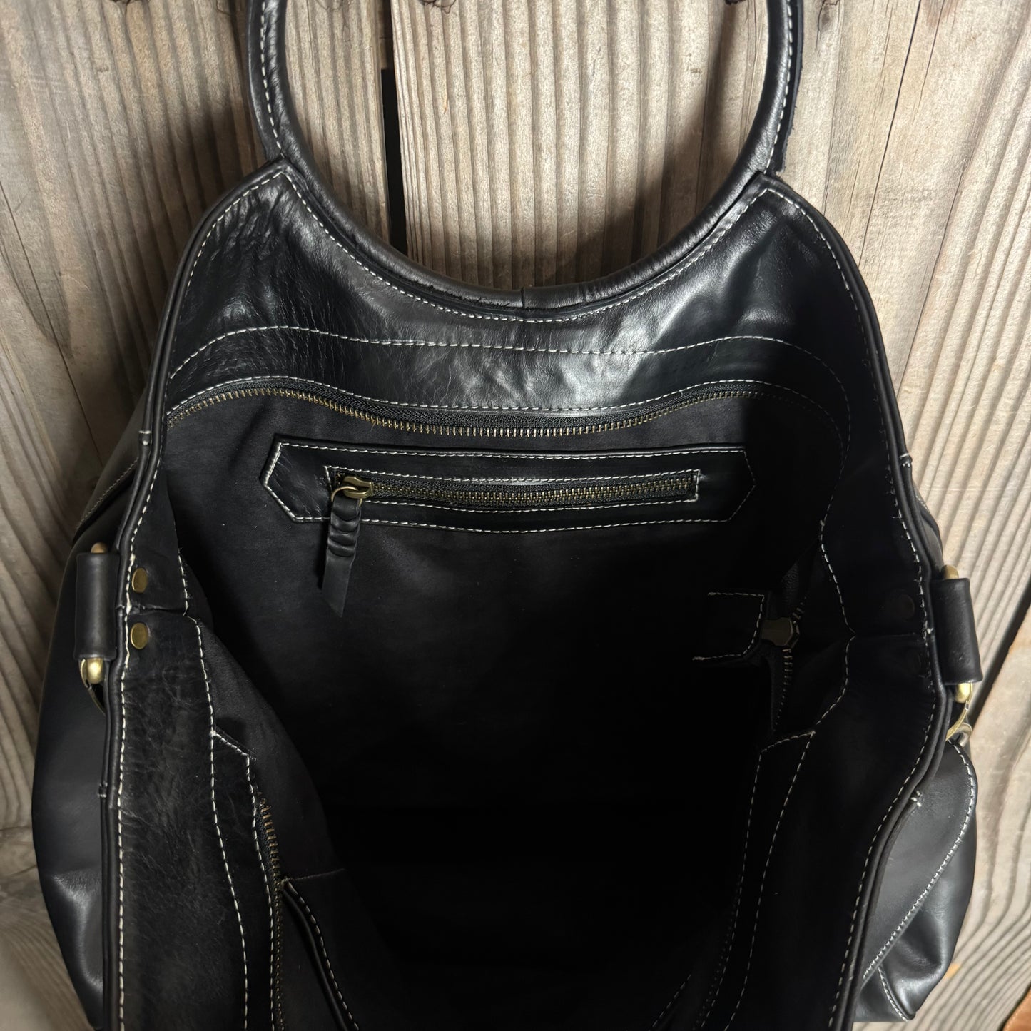 A Large Ring Handle Bag