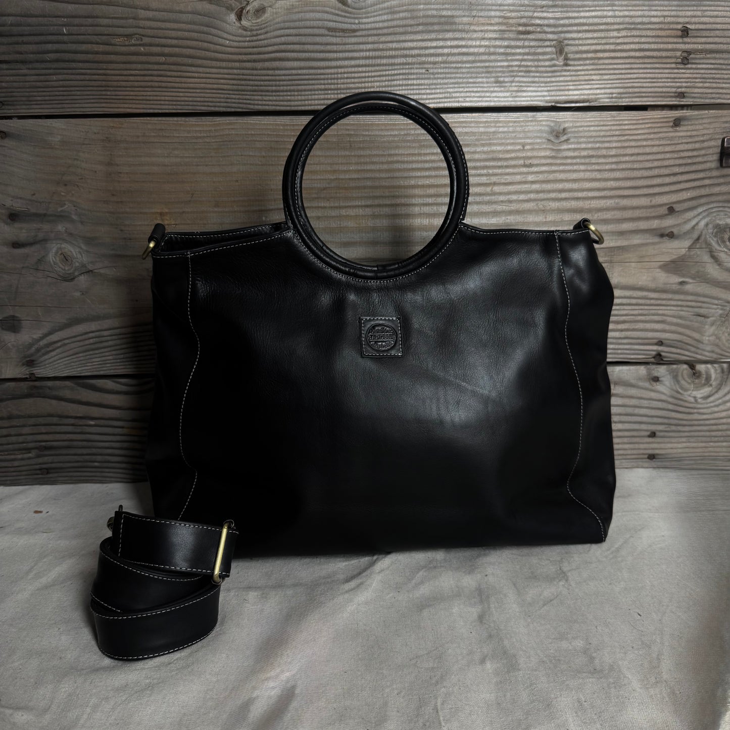 A Large Ring Handle Bag