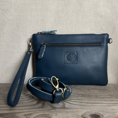 Plain Leather Clutch