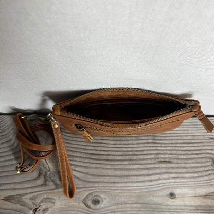 Plain Leather Clutch