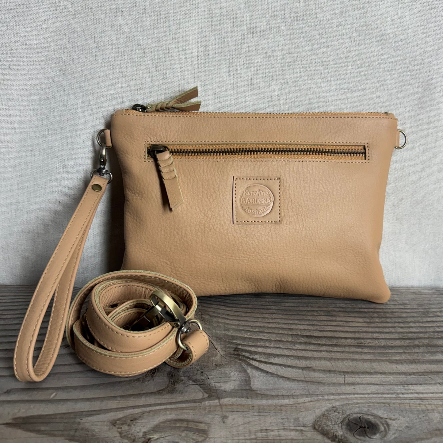Plain Leather Clutch