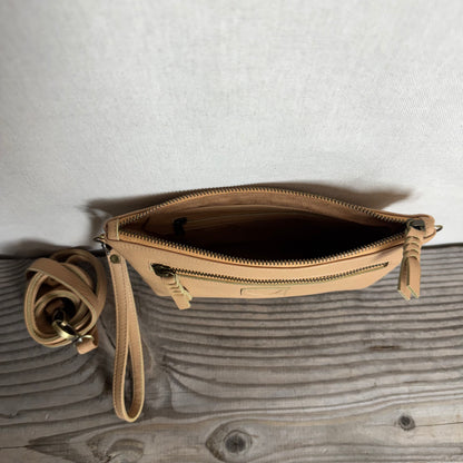 Plain Leather Clutch