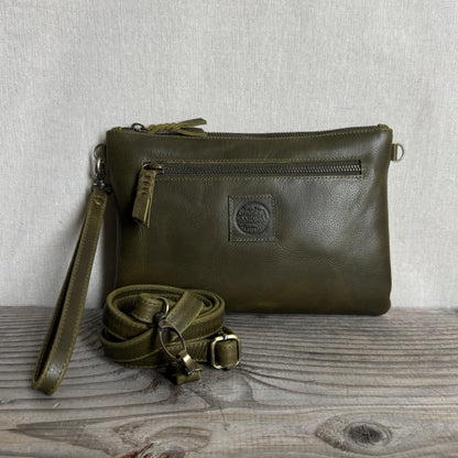 Plain Leather Clutch