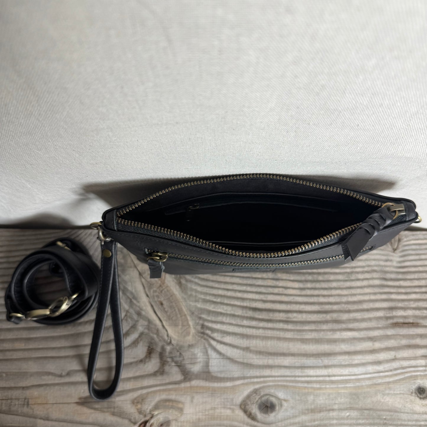 Plain Leather Clutch