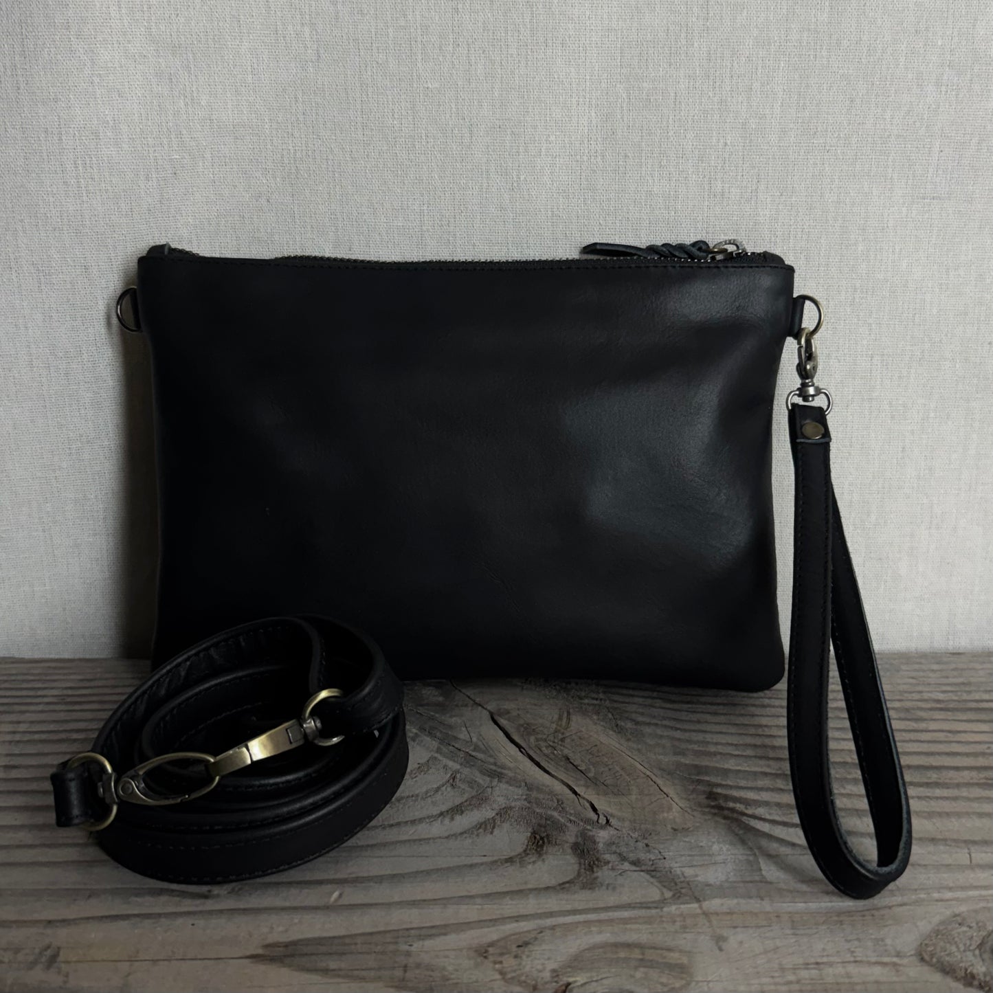 Plain Leather Clutch