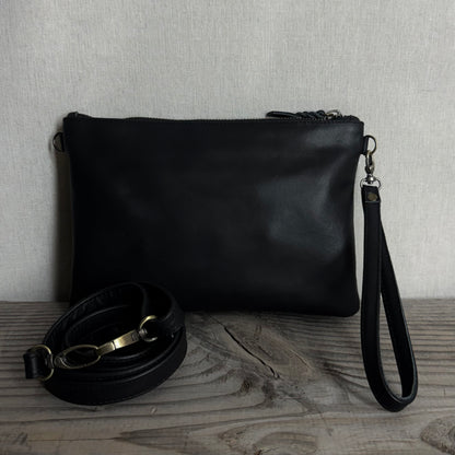 Plain Leather Clutch