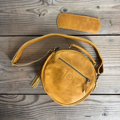 Leather Round Bag