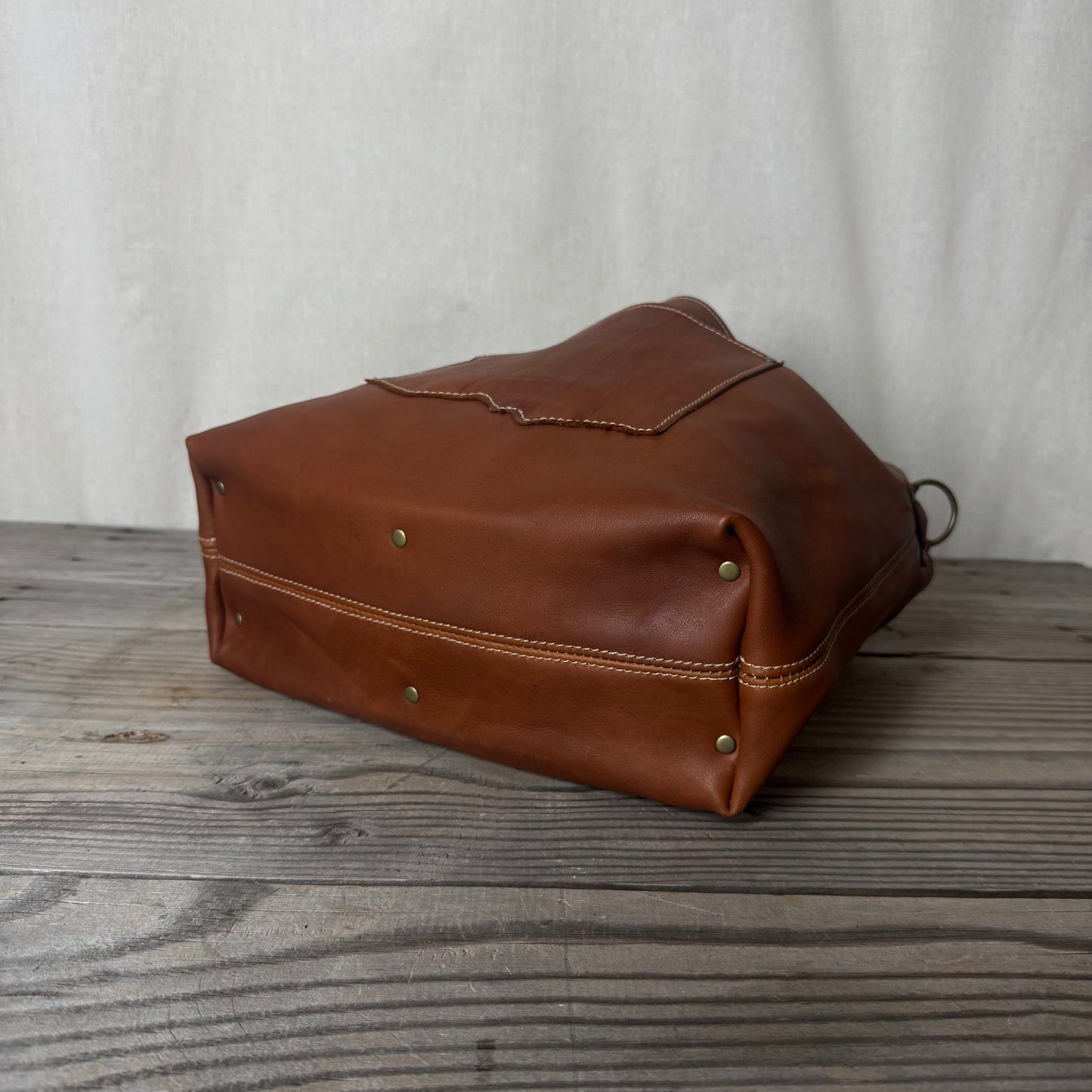 The Raw Argentinian Leather Tote
