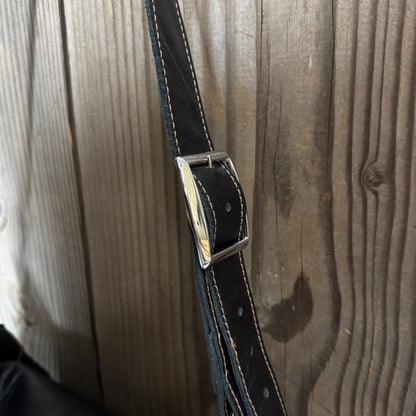 The Raw Black Slouch Bag