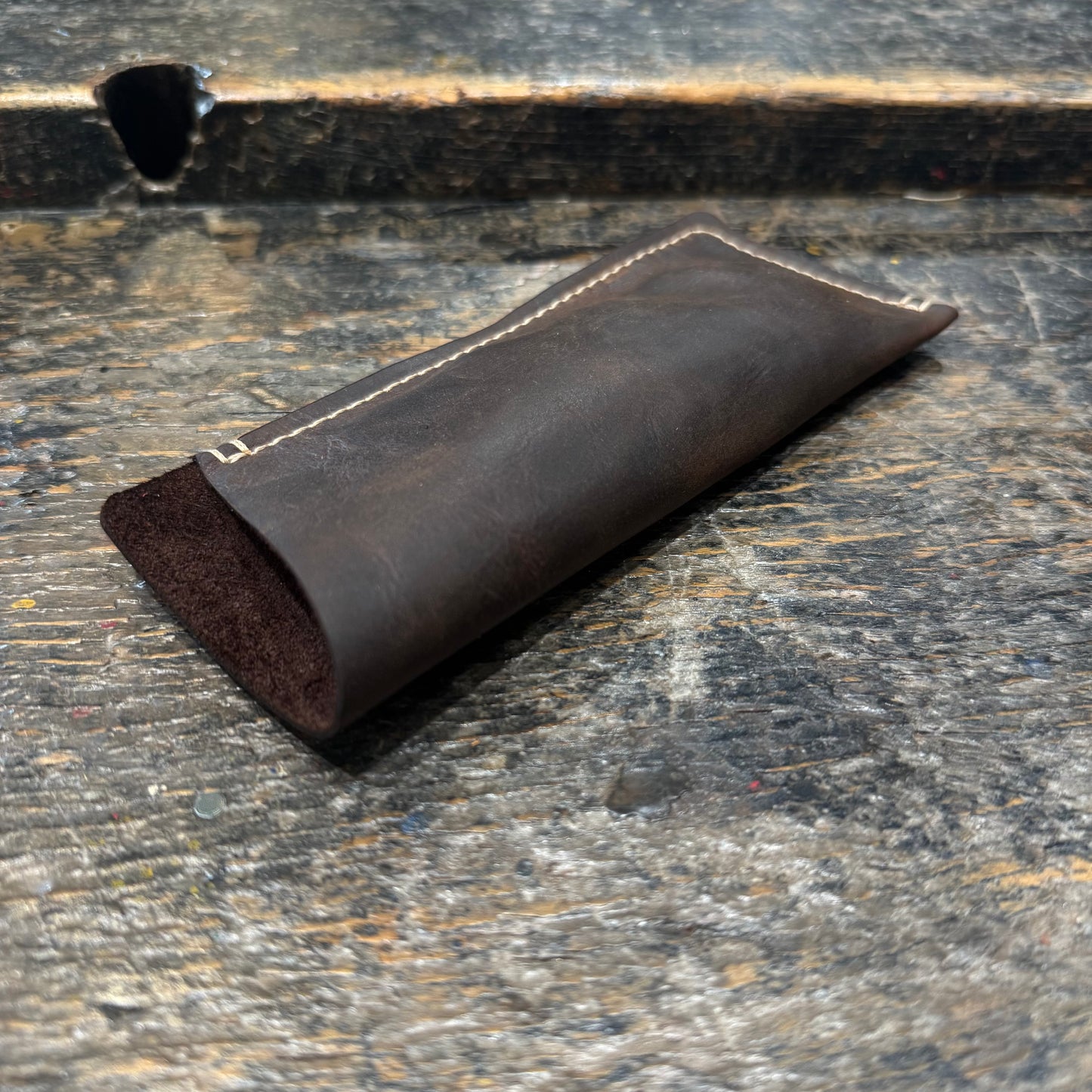 Soft Leather Glasses Sleeve