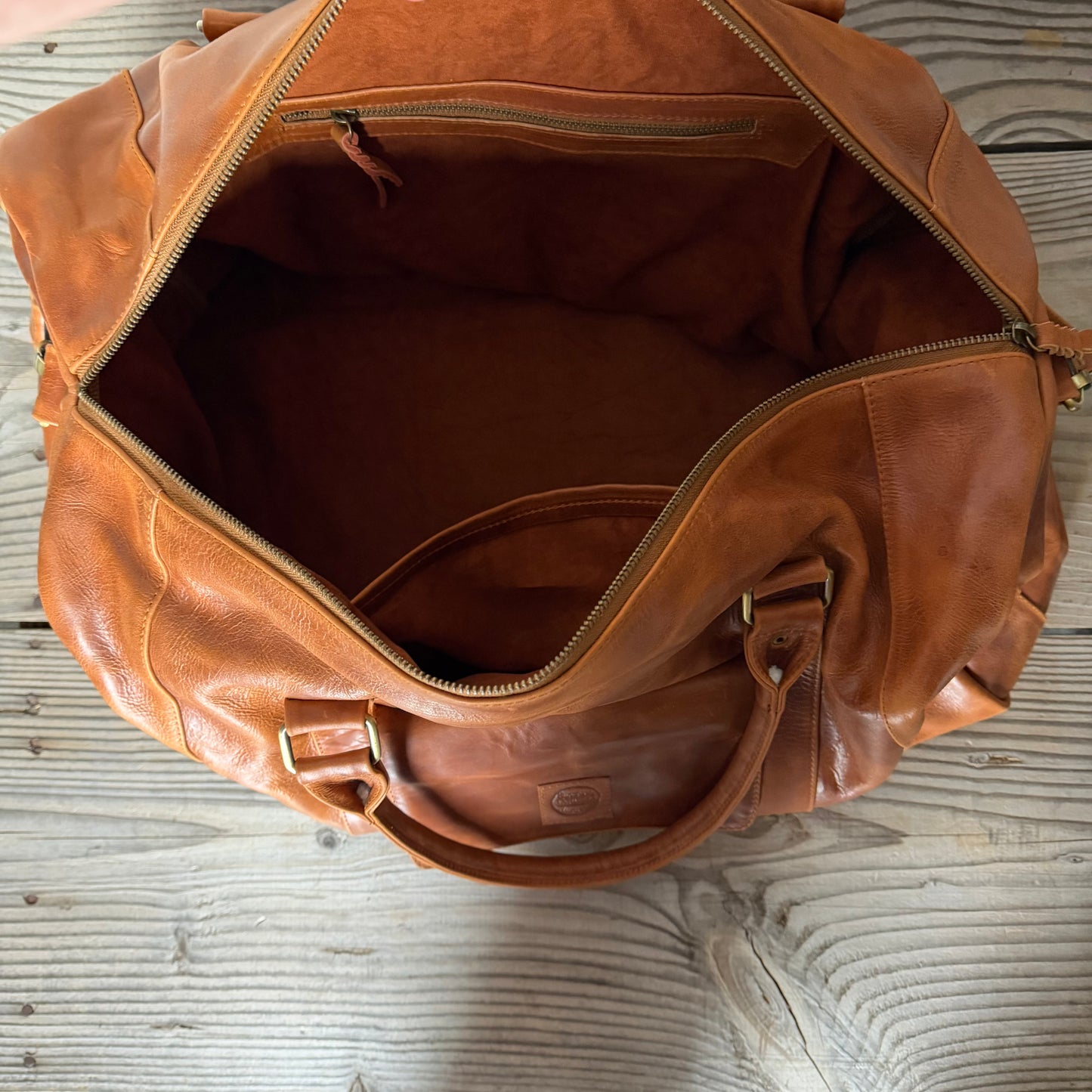Soft Leather Travel / Duffle / Sports Bag