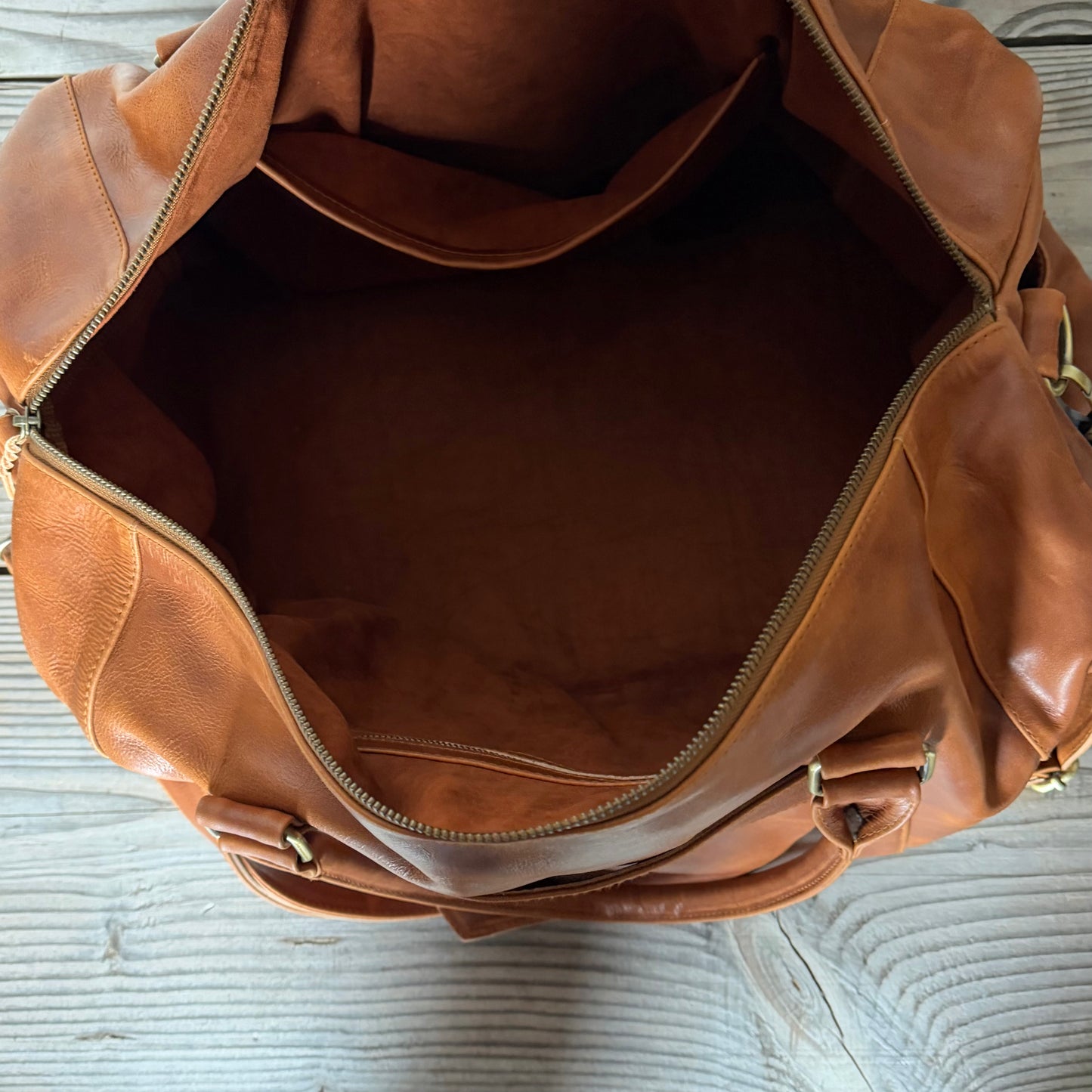 Soft Leather Travel / Duffle / Sports Bag