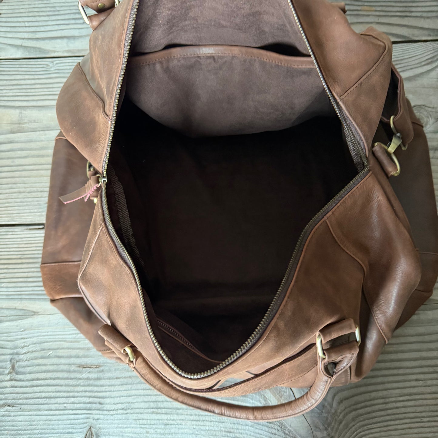 Soft Leather Travel / Duffle / Sports Bag