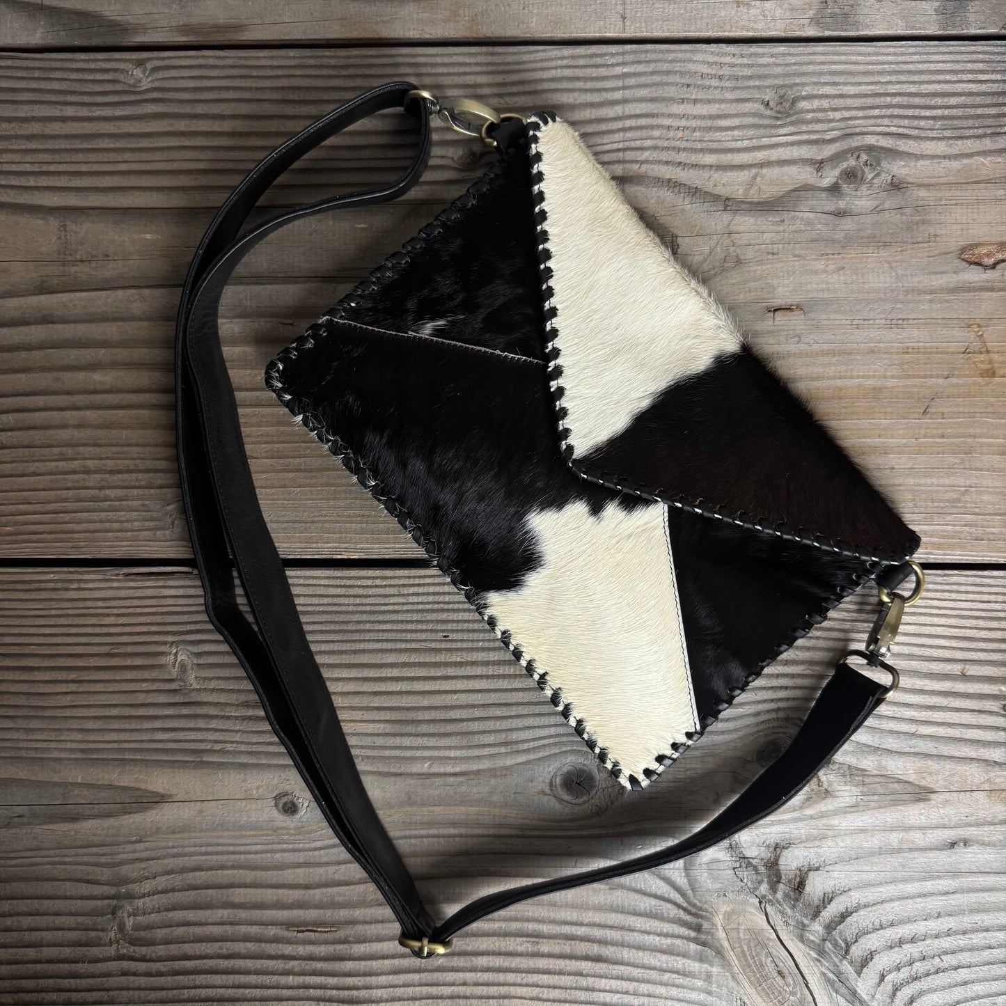 Cowhide Envelope Bag/Clutch