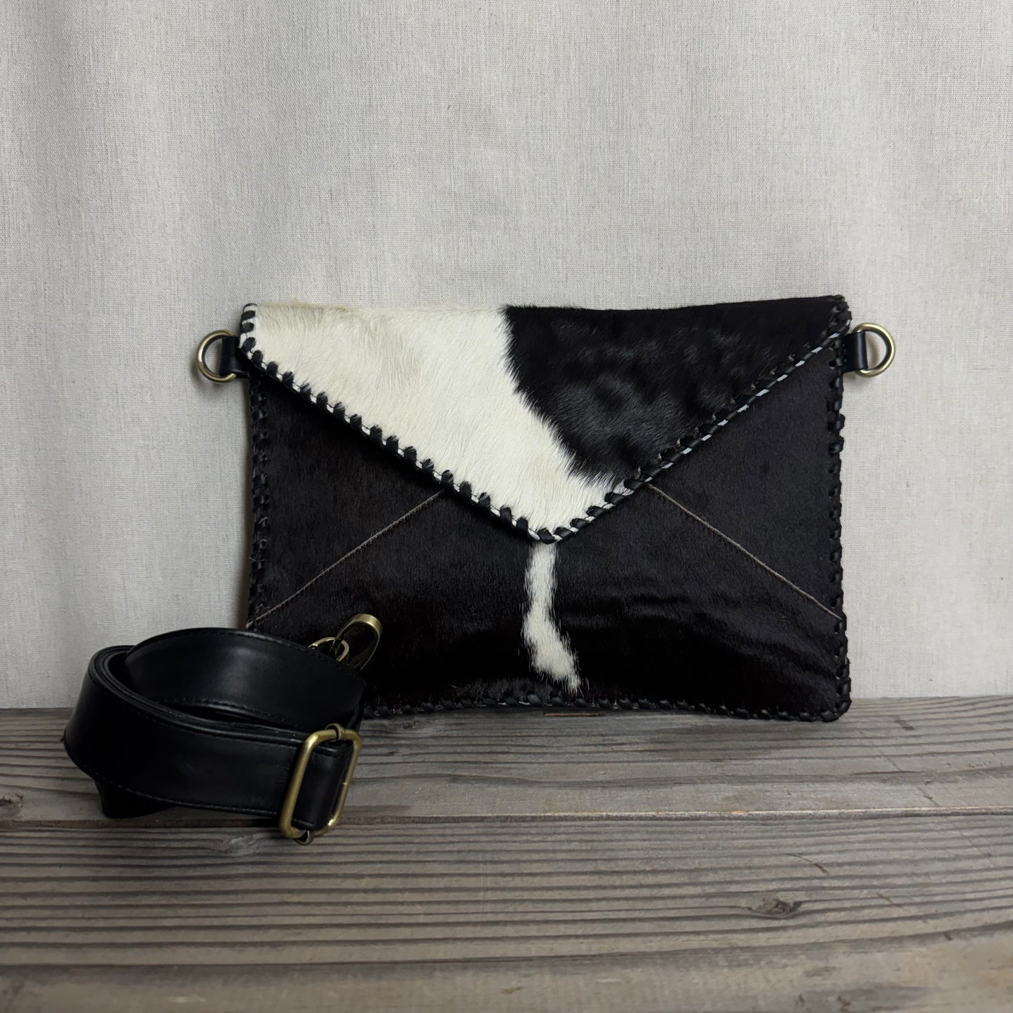Cowhide Envelope Bag/Clutch