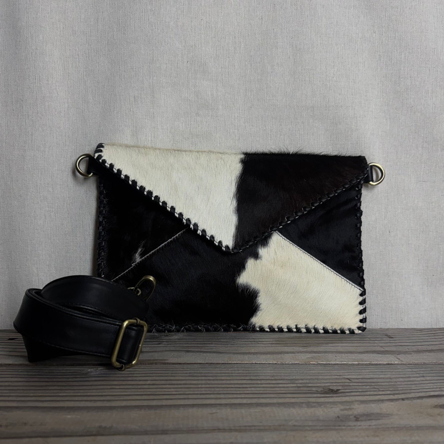 Cowhide Envelope Bag/Clutch