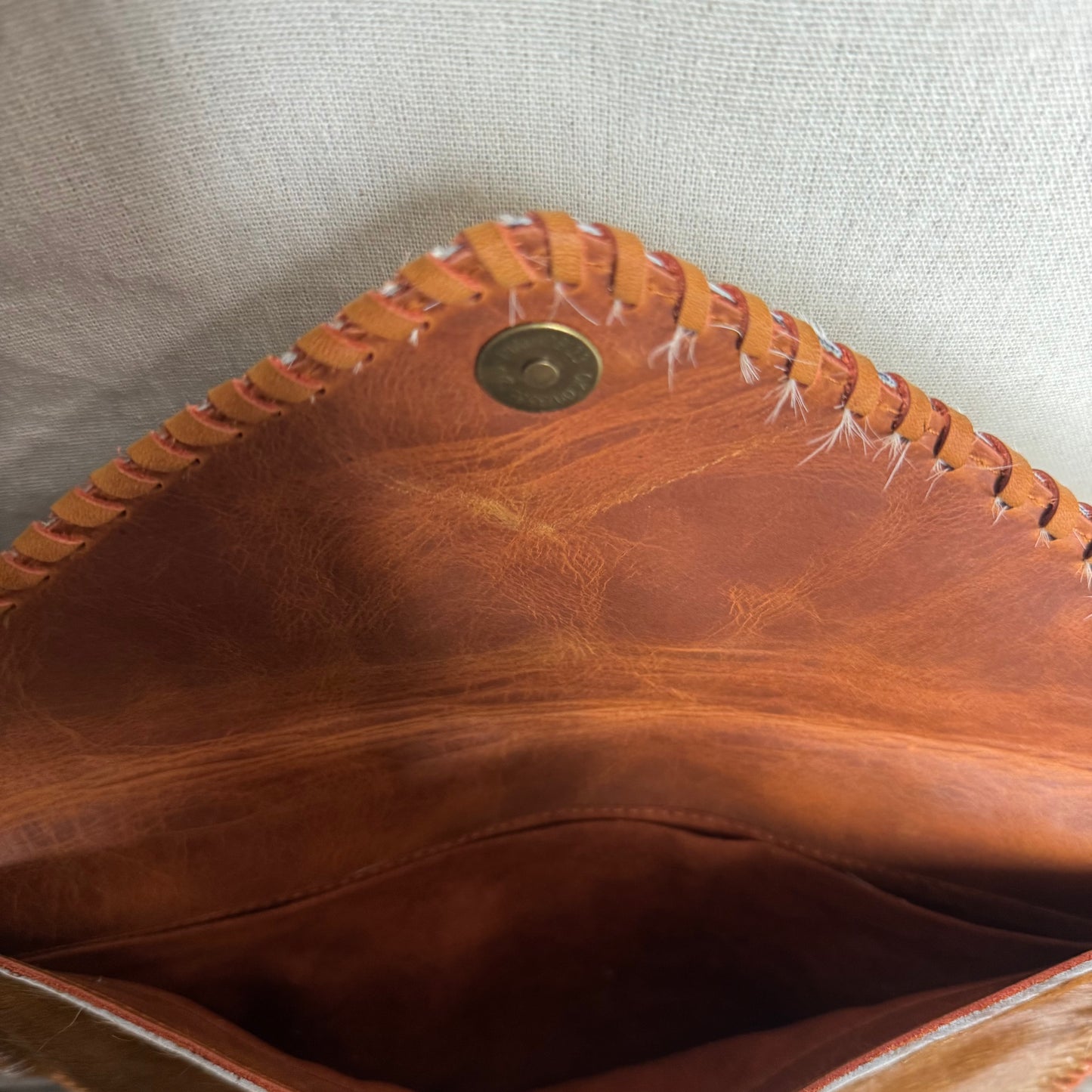 Cowhide Envelope Bag/Clutch