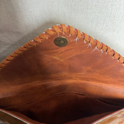 Cowhide Envelope Bag/Clutch
