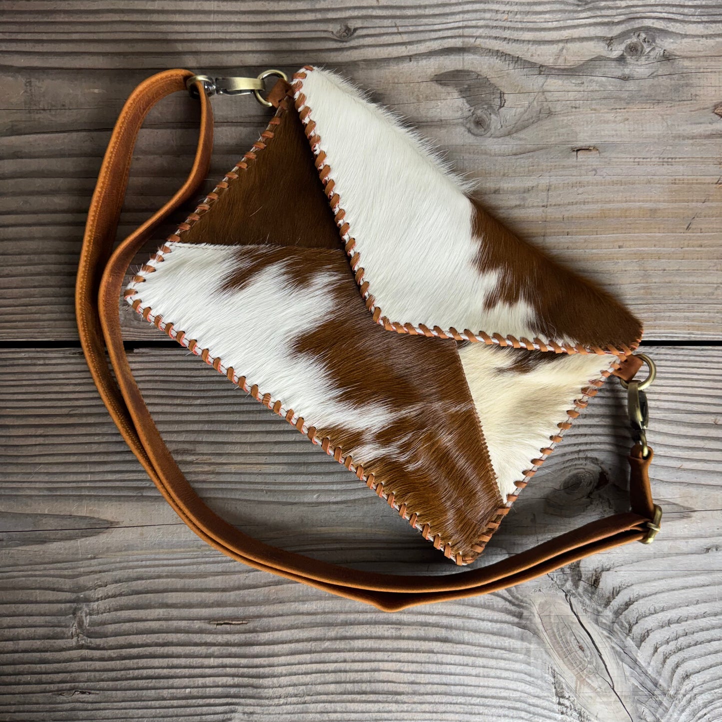 Cowhide Envelope Bag/Clutch
