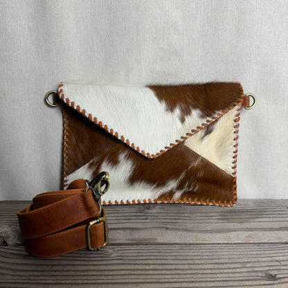 Cowhide Envelope Bag/Clutch