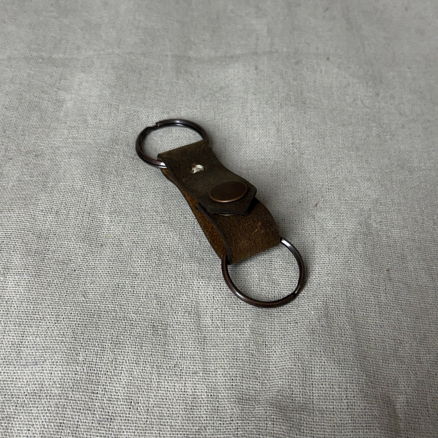 Leather Loop Keyring