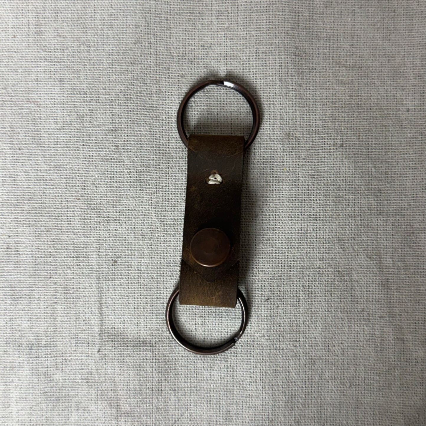 Leather Loop Keyring