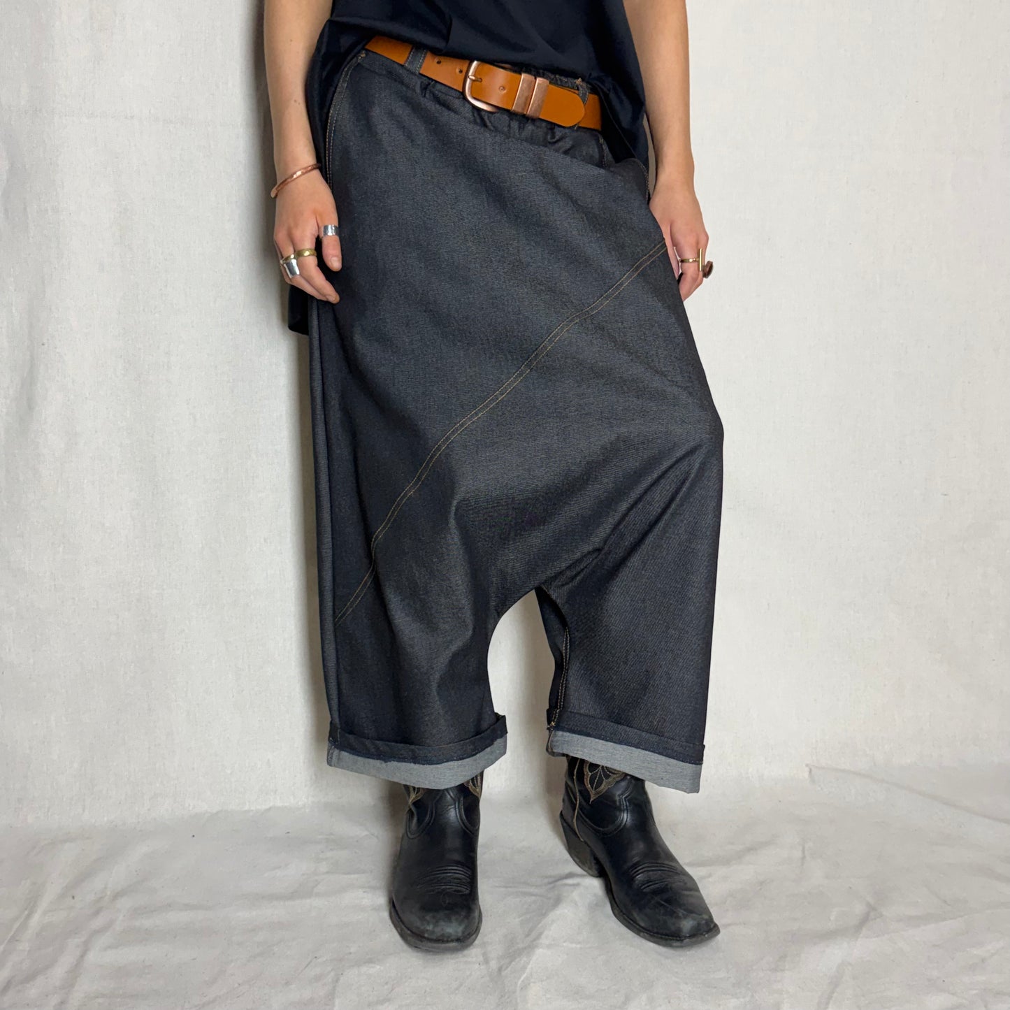 Denim Japanese / Bohemian Pants