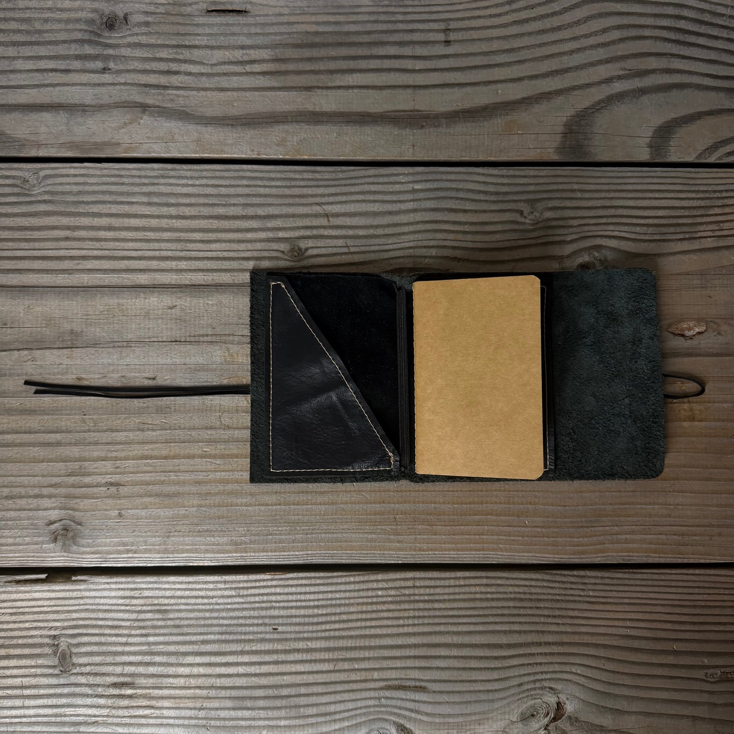 Personalised Leather Traveller's Journal / Notebook Cover