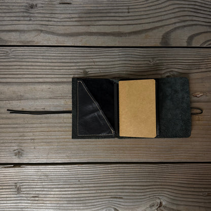 Personalised Leather Traveller's Journal / Notebook Cover