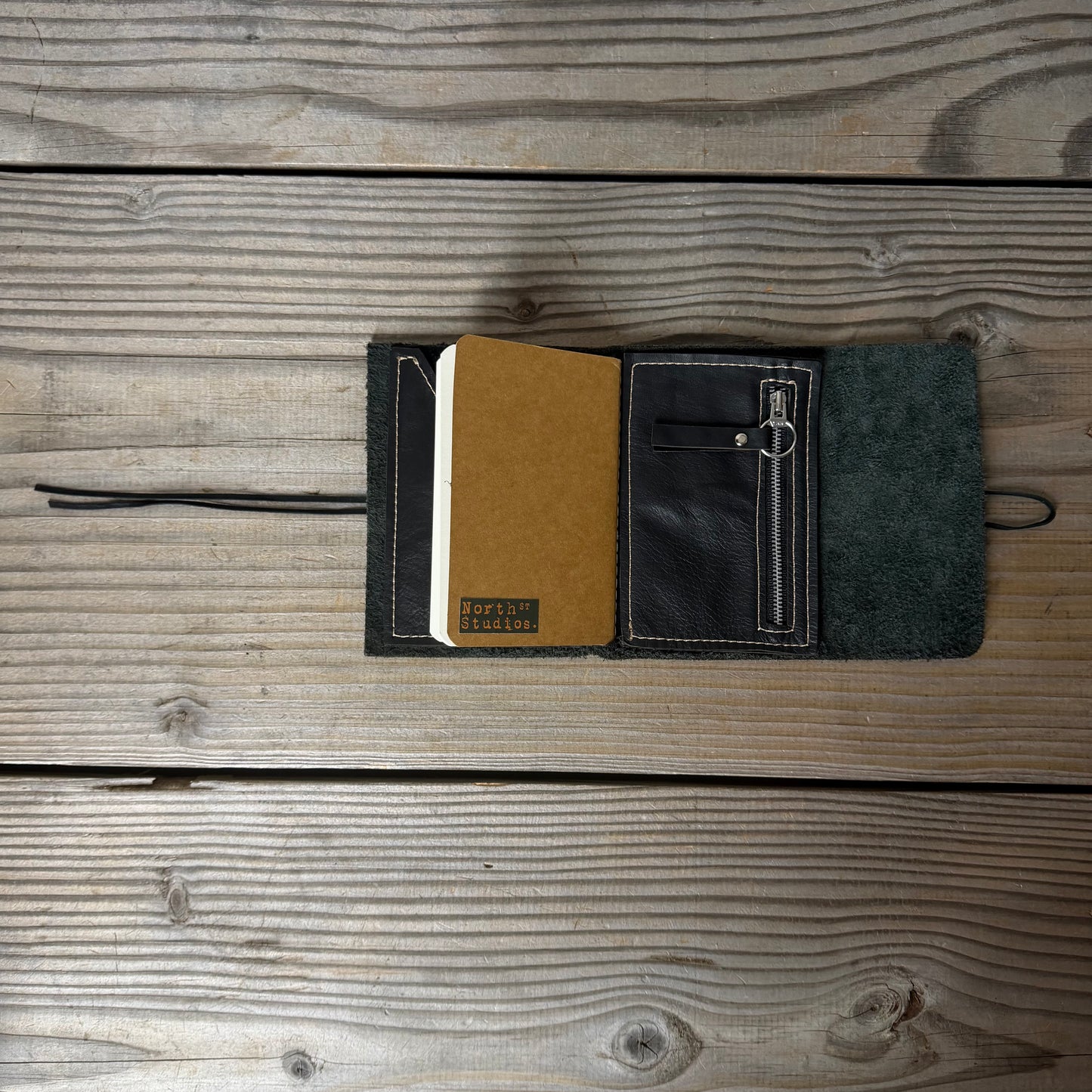 Personalised Leather Traveller's Journal / Notebook Cover