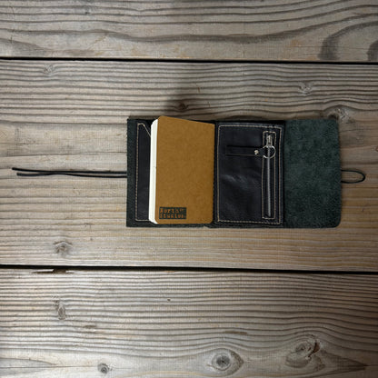 Personalised Leather Traveller's Journal / Notebook Cover