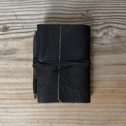 Personalised Leather Traveller's Journal / Notebook Cover