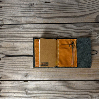 Personalised Leather Traveller's Journal / Notebook Cover