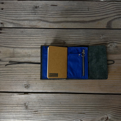 Personalised Leather Traveller's Journal / Notebook Cover