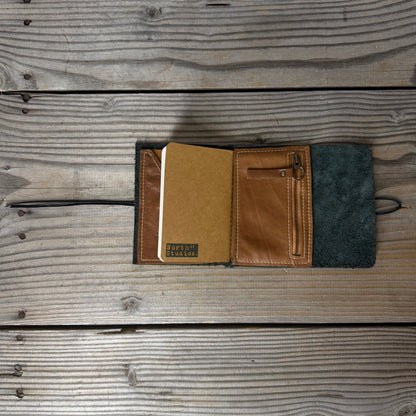 Personalised Leather Traveller's Journal / Notebook Cover