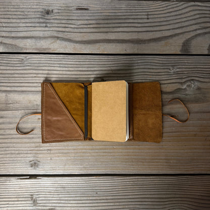 Personalised Leather Traveller's Journal / Notebook Cover