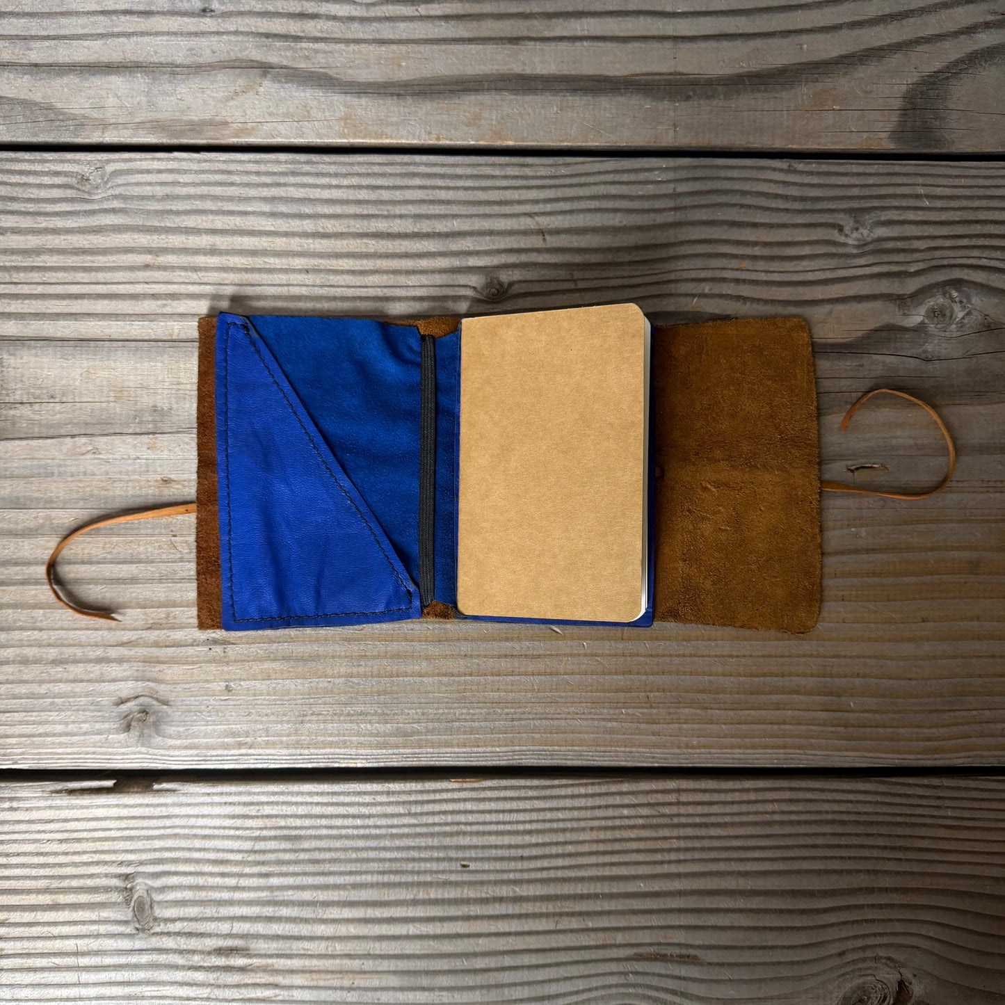 Personalised Leather Traveller's Journal / Notebook Cover